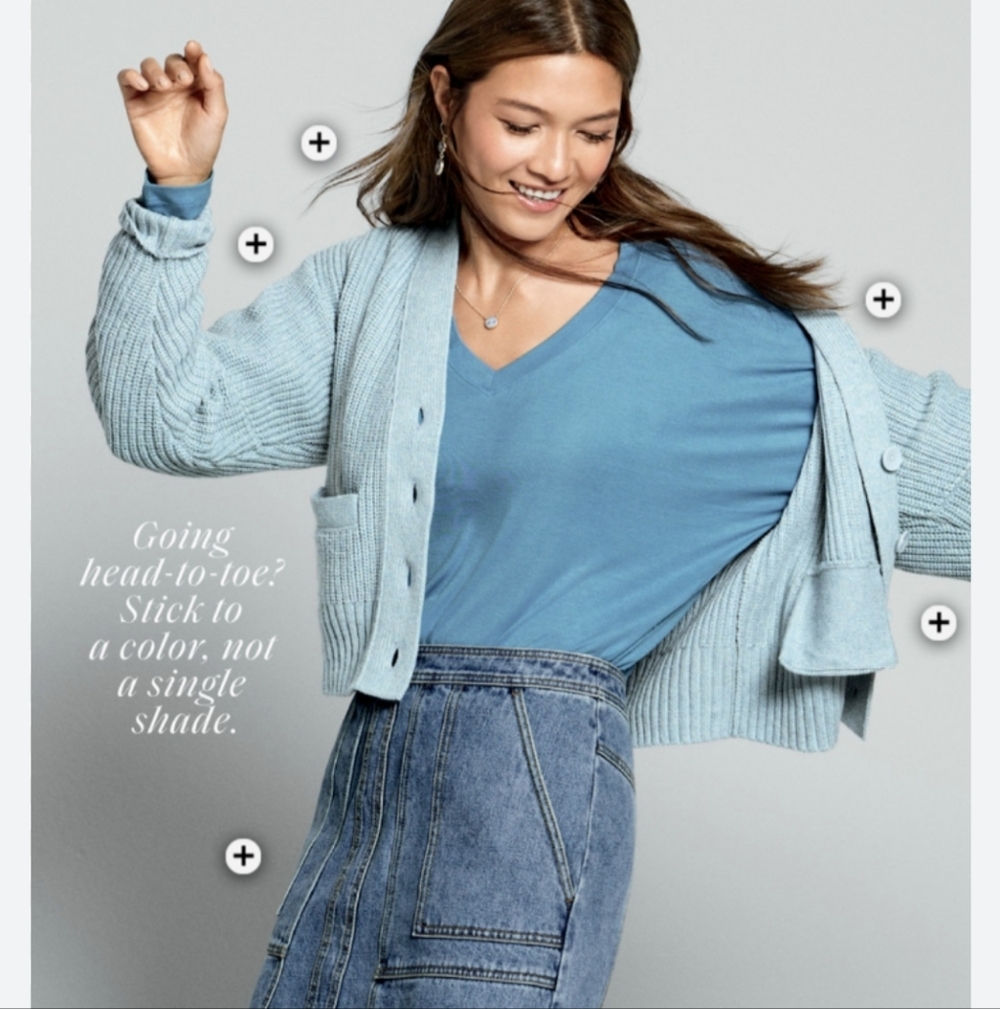 Cabi 6542 Turquoise Blue Serenity Tee